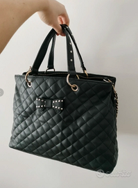 Borsa nera Carpisa trapuntata