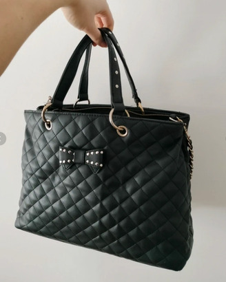 Borsa nera Carpisa trapuntata