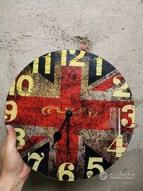 Orologio da muro a batteria Bandiera Inglese