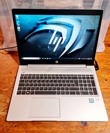 notebook hp i5, 8gb di Ram, ssd 256gb 