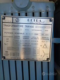 TRASFORMATORE TRIFASE 700kW 50 Hz