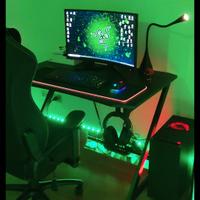 Scrivania desk gaming Trust Dominus x PC/Ps5/xbox