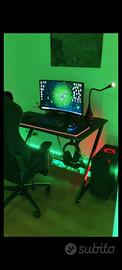 Scrivania desk gaming Trust Dominus x PC/Ps5/xbox