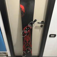 Tavola Snowboard Hard F2 163cm/attacchi compresi