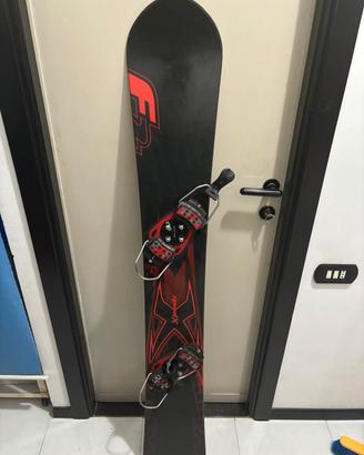 Tavola Snowboard Hard F2 163cm/attacchi compresi