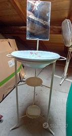 Lavabo Ferro Con Catino E Specchio