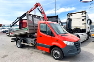 MERCEDES SPRINTER ribaltabile + GRU NUOVA