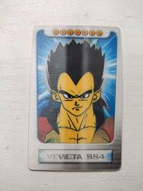 Carta lenticolare Dragon Ball Cards Vegeta SS4