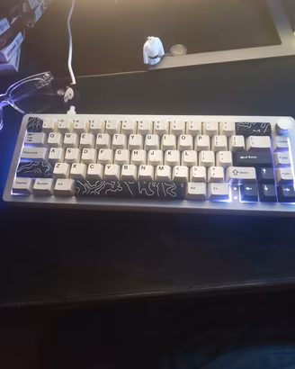 tastiera da gaming alluminio CNC yunzii al66