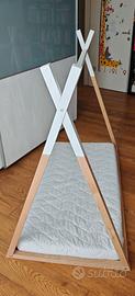 Letto Tipi Montessori ChildWood 148x80 + Materasso