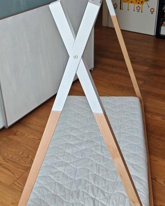 Letto Tipi Montessori ChildWood 148x80 + Materasso