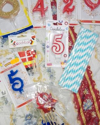 candeline ed altro feste, compleanni.