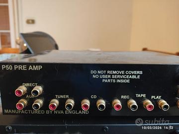 NVA preamplificatore P50 raro 