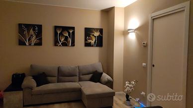 Quadri moderni con fiori dipinti a mano 