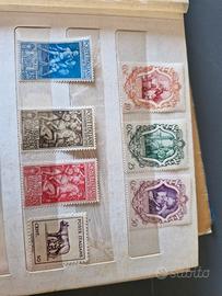 7 francobolli vintage italiani 