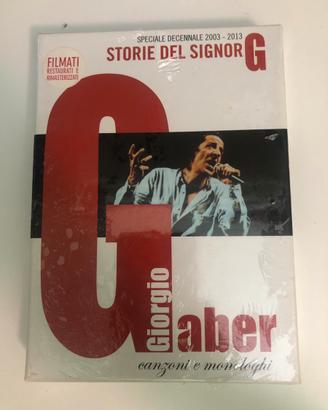 Giorgio Gaber storie del signor G cof. 4 dvd