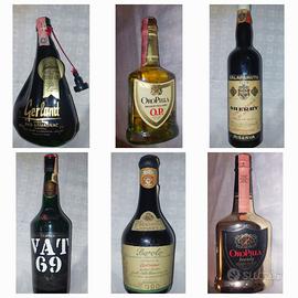 Distillati e vini da collezione ancora sigillati
