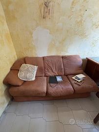 Divano angolare con divano letto