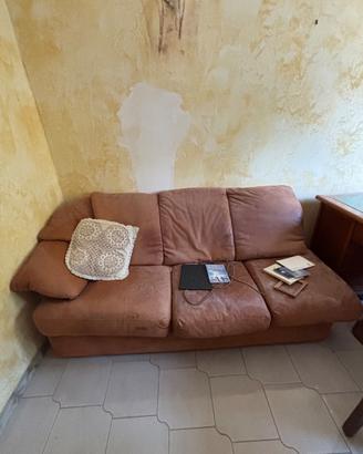 Divano angolare con divano letto
