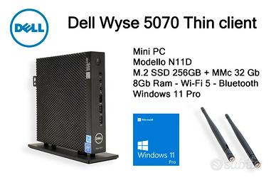 Dell Wyse 5070, SSD 256GB, 8GB ram, WI-FI, Win11P