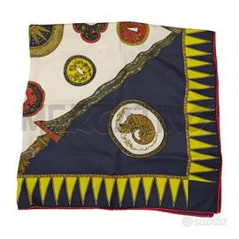 FOULARD ETRO QUADRATO BORDO ROSSO