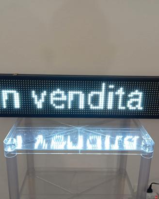 Insegna luminosa scorrevole