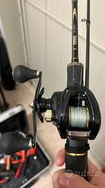 canna da casting DAM con mulinello daiwa