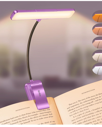 Luce da Lettura 32 LED – Ricaricabile – Viola Scur