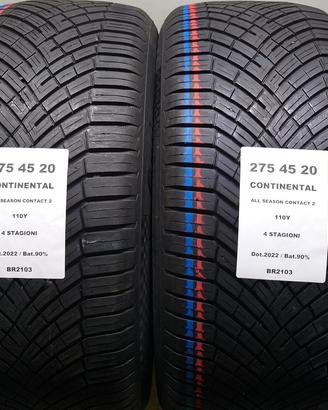 2 GOMME 275 45 20 CONTINENTAL BR2103