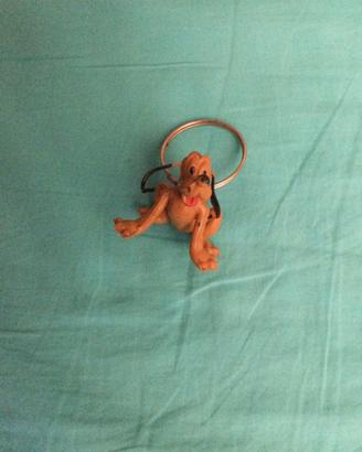 Portachiavi Pluto, Walt Disney in gomma dura