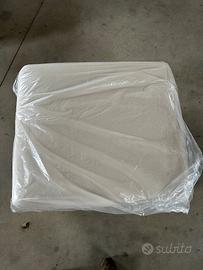 Pouf arredamento bianco panna