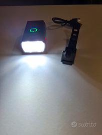 Set di luci led per bici anteriore e posteriore 