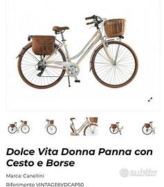 Bicicletta Canellini Dolce Vita