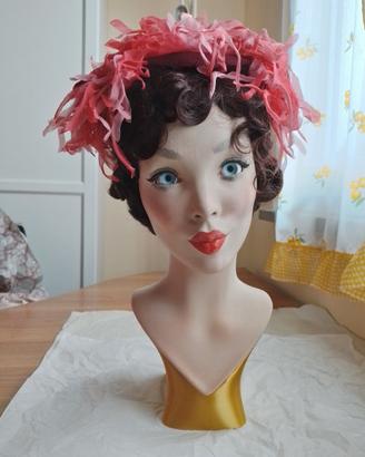Cappello copricapo Anni '50/'60 Original Adrienne