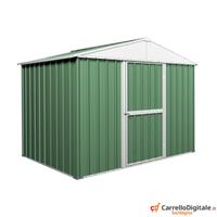 Box baracca lamiera Acciaio 275x175cm verde