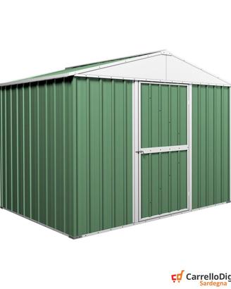 Box baracca lamiera Acciaio 275x175cm verde