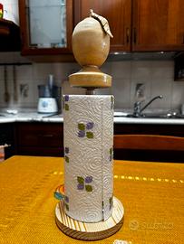 Porta scottex con frutta