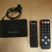 Decoder DVB-T2 New Digital con 2 Telecomandi