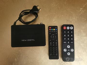 Decoder DVB-T2 New Digital con 2 Telecomandi