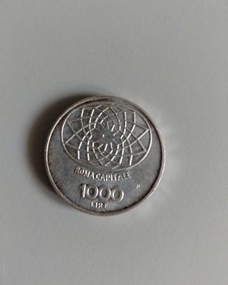 moneta 1000 lire roma capitale
