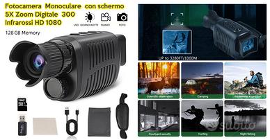 Fotocamera Monoculare visione notturna Infrarossi