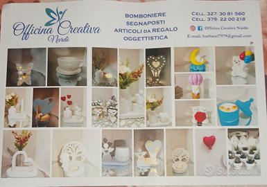 bomboniere, candele, segna posti ecc. 