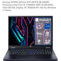 acer Predator Helios 18 - Marzo 2024