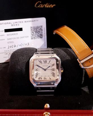 Cartier Santos Medium Model WSSA0029-4075 Acciaio