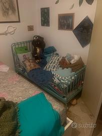 Lettino allungabile IKEA MINNEN con materasso