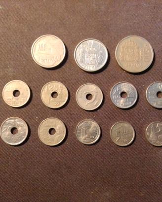 Monete Peseta serie Olimpiadi e Tradizioni