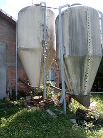 silos vetroresina per granaglie, mangimi o cereali