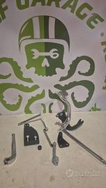 Comandi dyna completi nero raggrinzante 