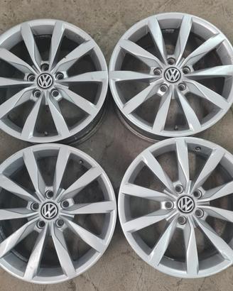 4 cerchi lega golf 6 7 8 tiguan t-roc r17 lt705