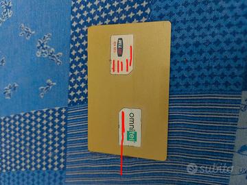 Lotto 2 Sim Omnitel e TIM - Supporto GSM Hong Kong